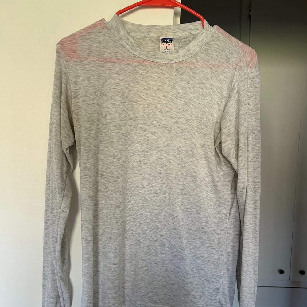 Patagonia Women's Vintage Capilene Base layer Long Sleeve Top Size Small